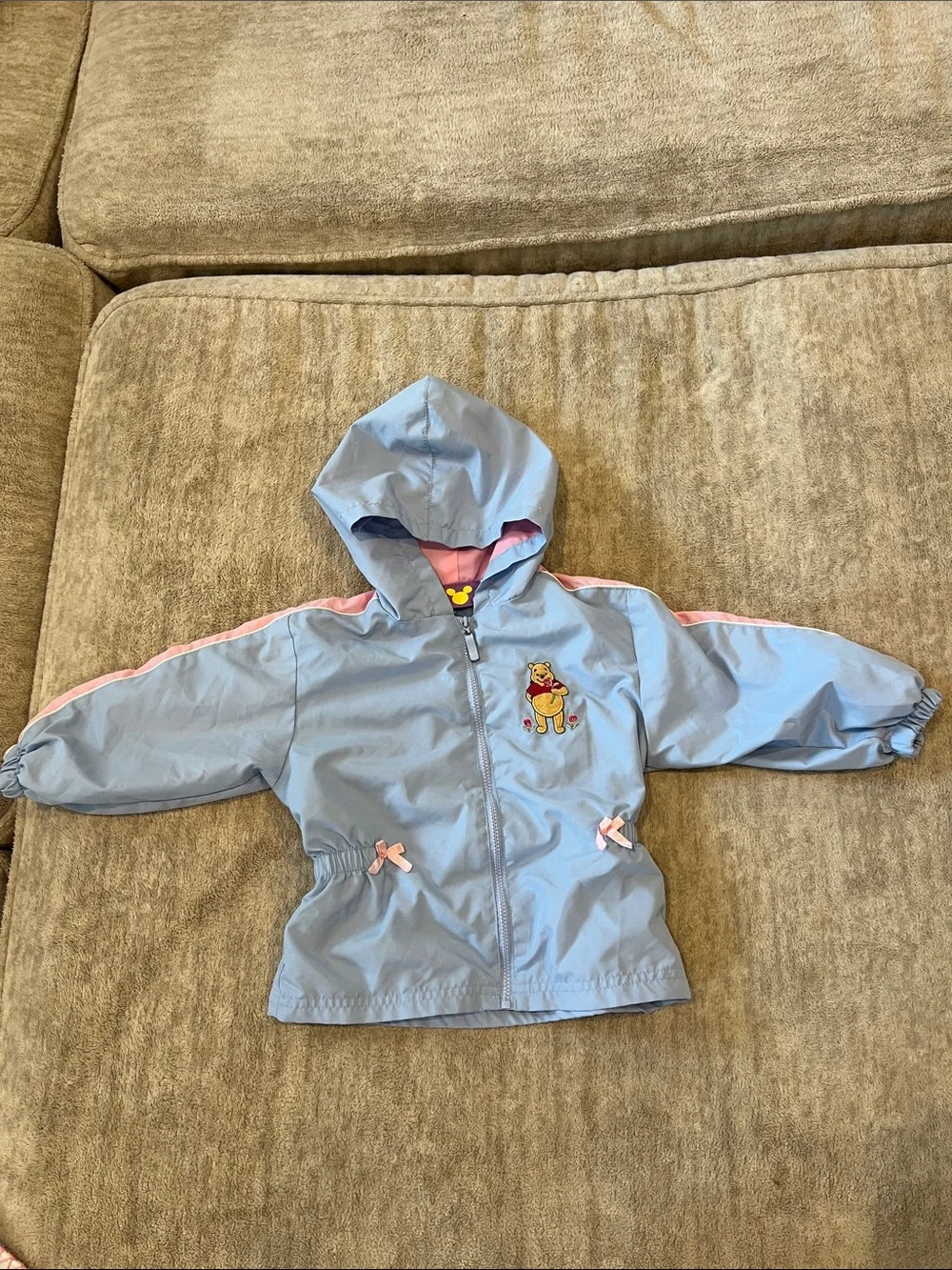 Vintage Winnie the Pooh Hooded Jacket 24 months